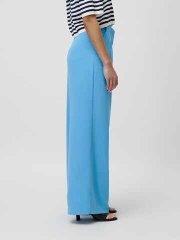 LeGer by Lena Gercke Wide leg Pleat-Front Pants 'Camilla' in Blue