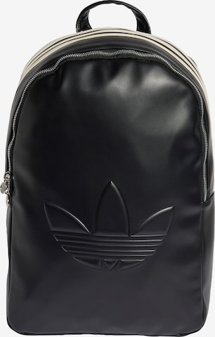 ADIDAS ORIGINALS Reppu 'Outline Trefoil' värissä musta: etupuoli
