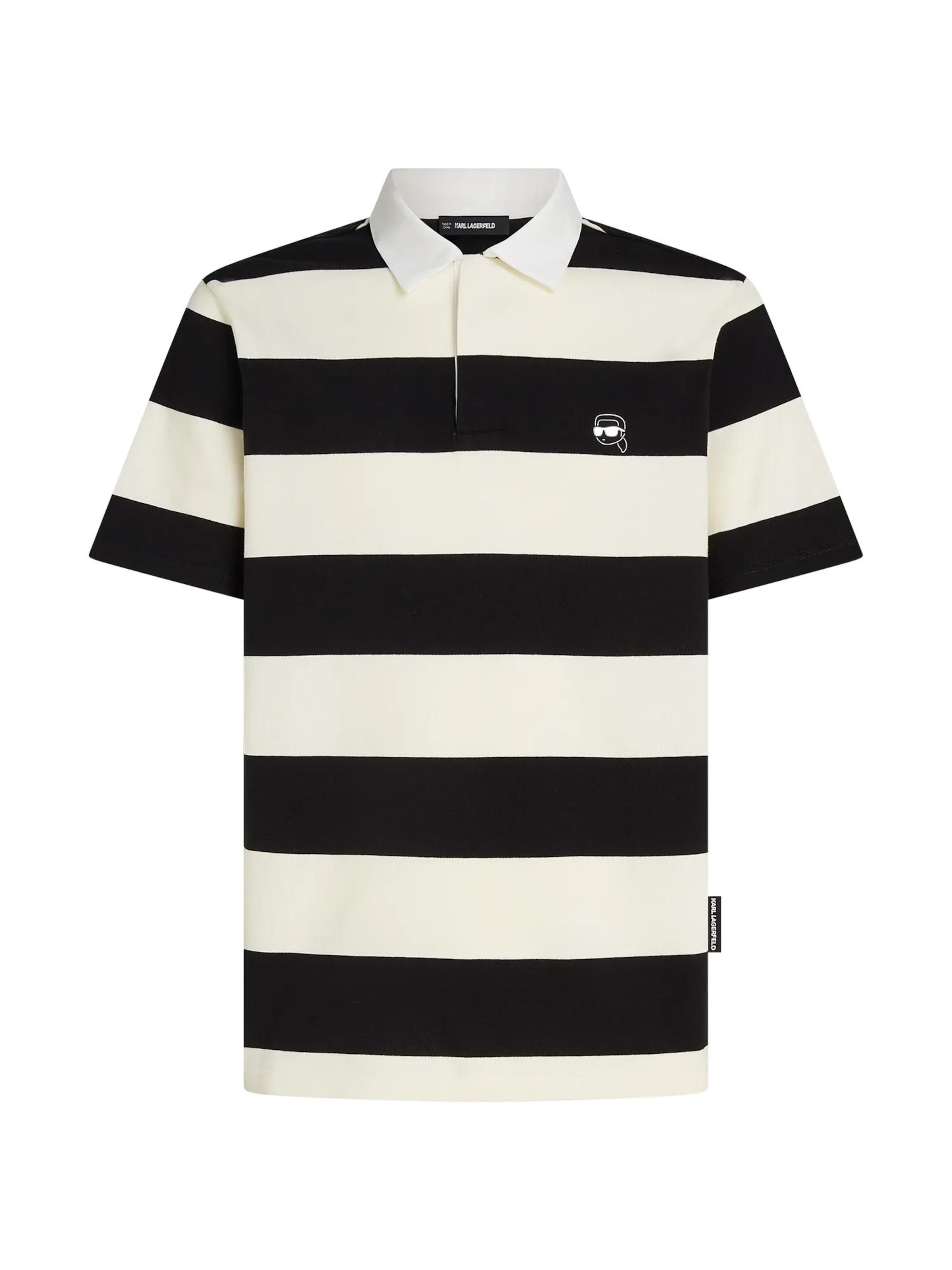 Tricou de la Karl Lagerfeld pe alb: față
