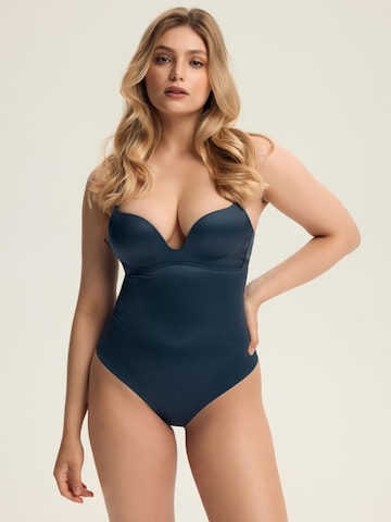 ESOTIQ - Braga moldeadora 'Miederhose Shapy, starker Shaping Effekt, nahtlos, glatte Microfaser' en azul