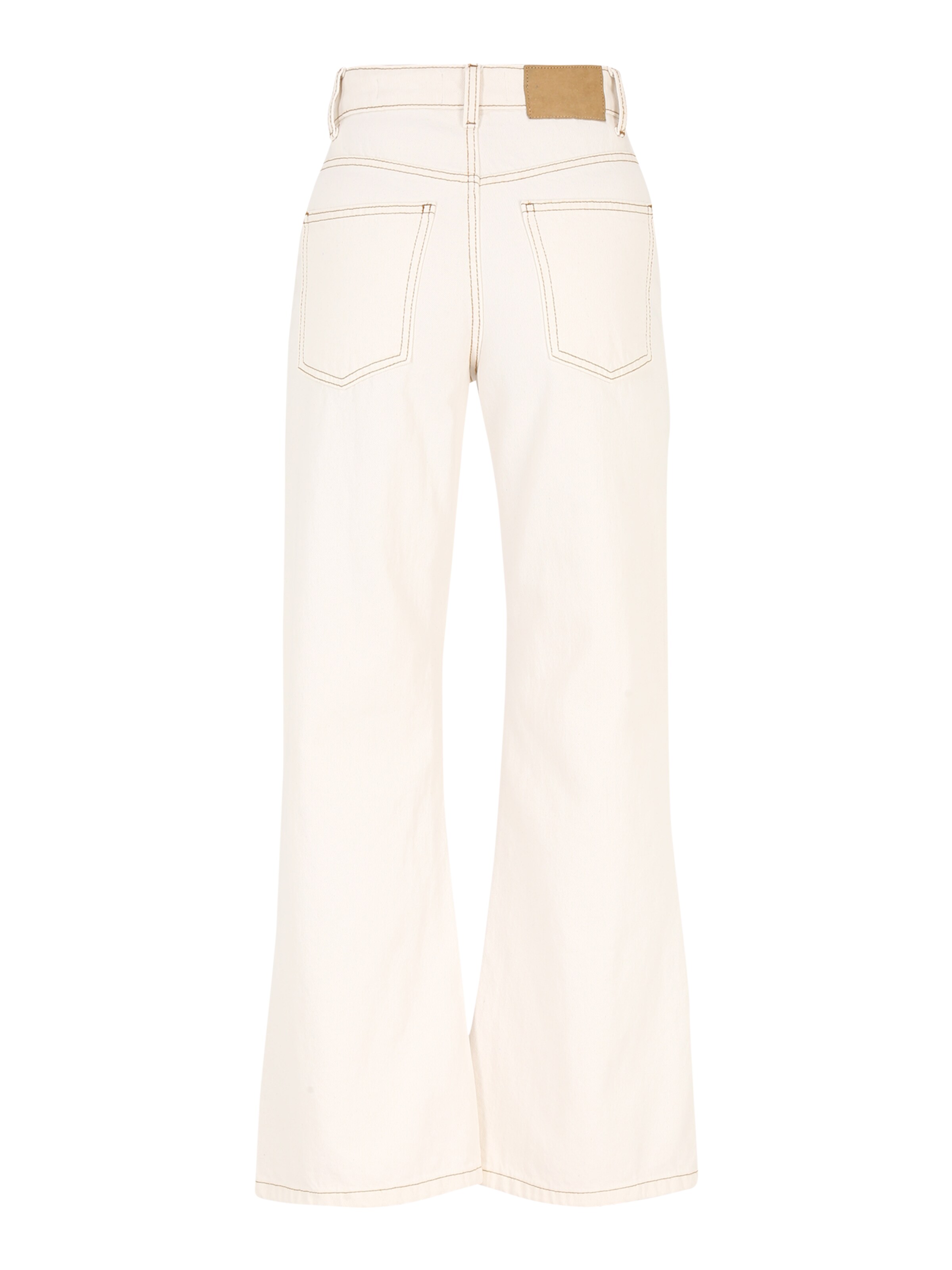 Cotton On Petite Zvonové kalhoty Džíny – bílá