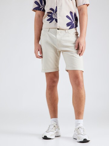 JACK & JONES - Regular Calças 'RICK' em bege: frente