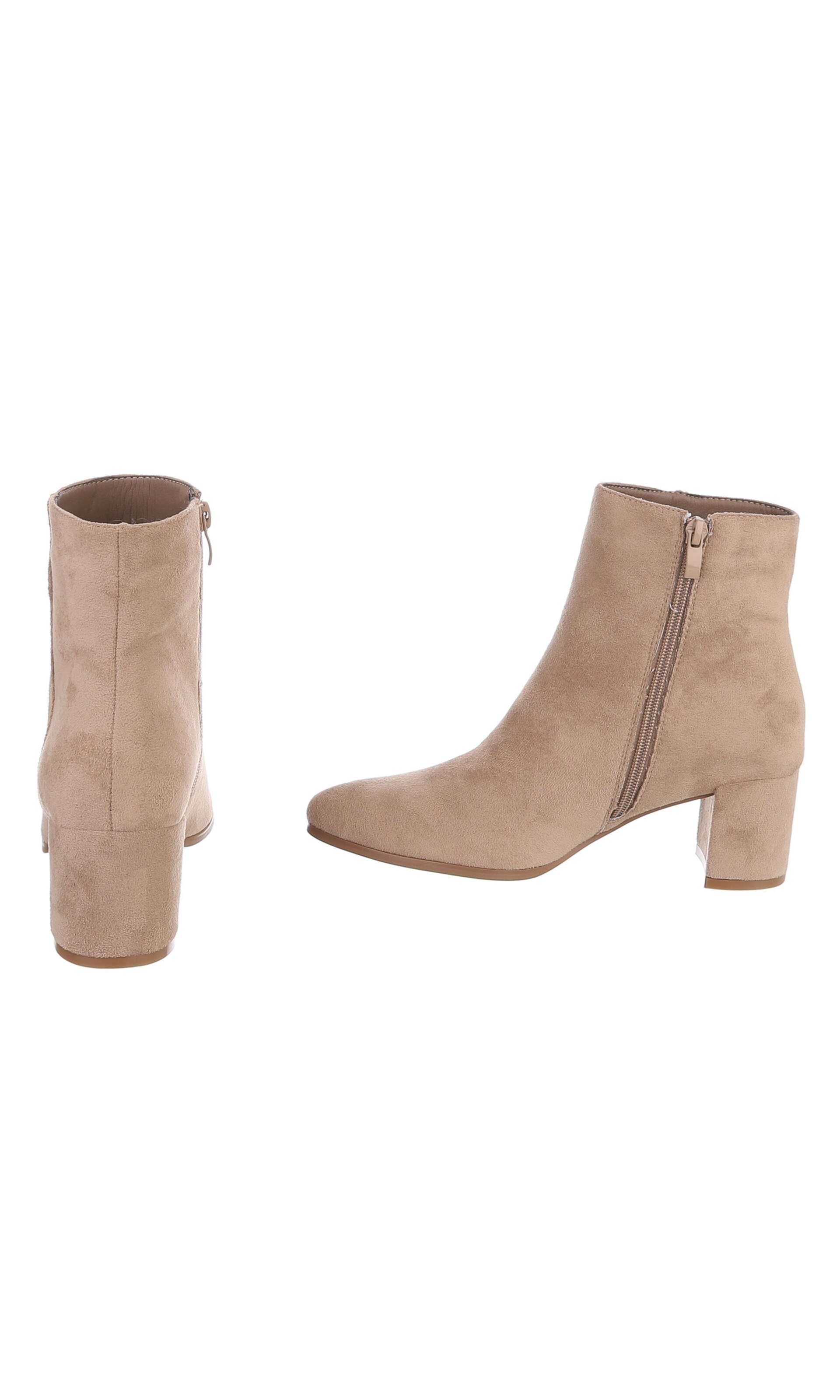 Ital-Design Stiefelette in Beige