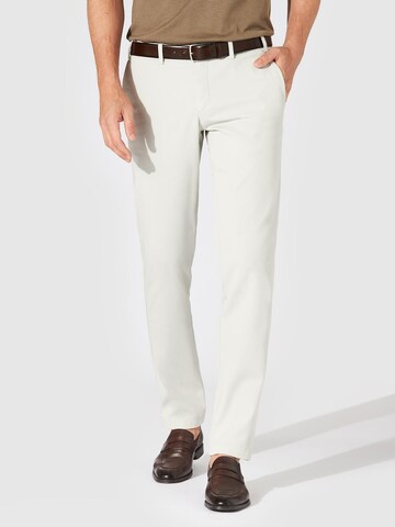 Hiltl Slimfit Chinohose 'Tamo - Portofino Chino'‌‌‌‌‌‌‌ in Weiß: Vorderseite