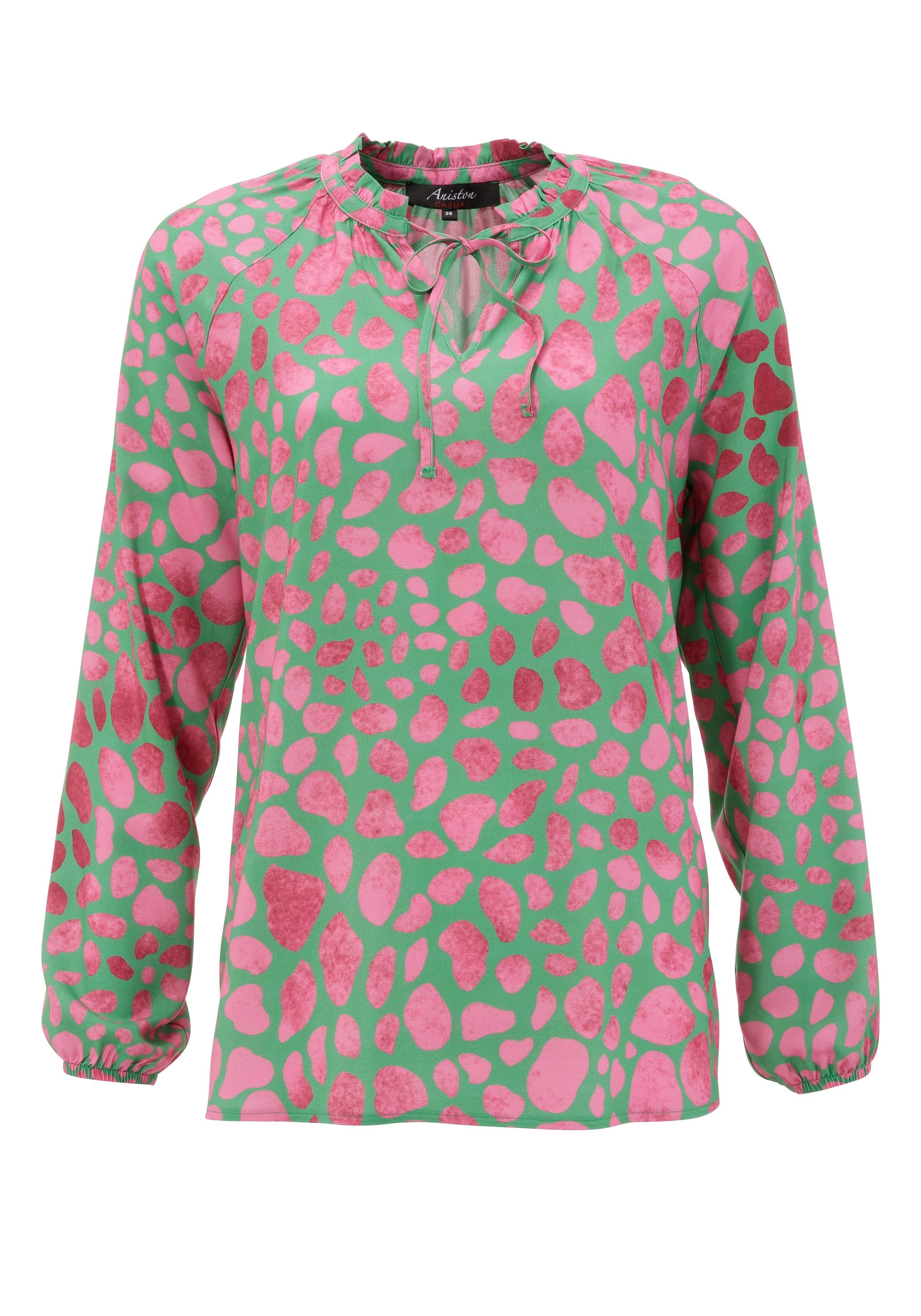 Aniston CASUAL Bluse in Grün: Vorderseite