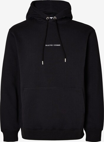 SELECTED HOMME Sweatshirt 'Hankie' in Schwarz: predná strana