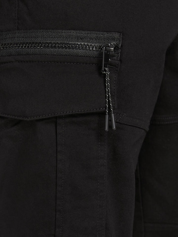 Regular Pantalon cargo 'Dex' JACK & JONES en noir