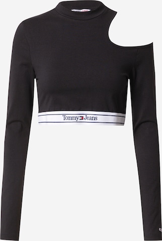 Tommy Jeans Shirt in Schwarz: predná strana