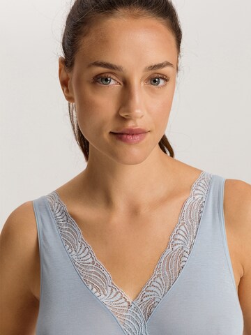 Hanro Triangle Bra ' Cotton Delight ' in Blue