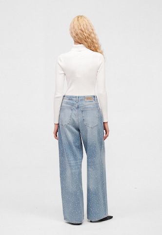 Wide Leg Jean 'KACTUS' Essentiel Antwerp en bleu