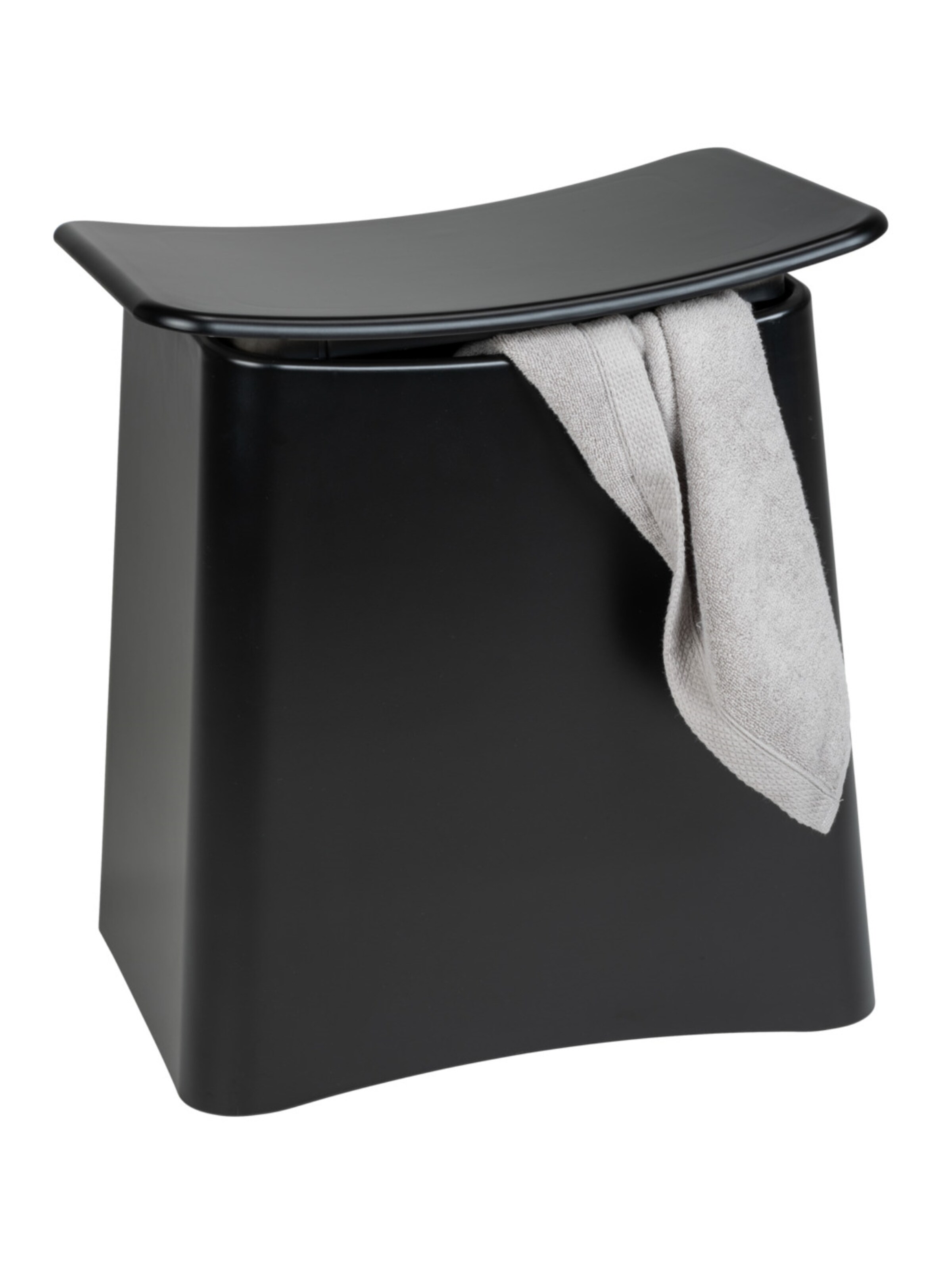 Wenko Laundry Basket 'Wing' in Black