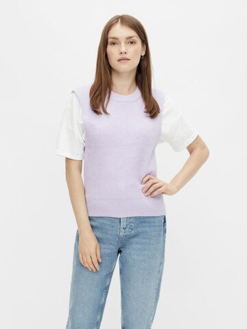 Pull-over 'Ellen' PIECES en violet : devant