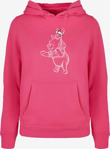 ABSOLUTE CULT Sweatshirt 'Winnie The Pooh - Piglet Christmas' in Pink: predná strana
