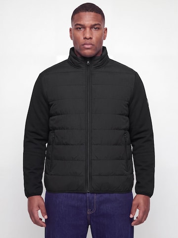 Veste mi-saison 'JJETATE' JACK & JONES en noir : devant
