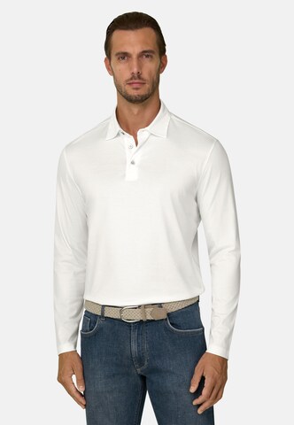 Boggi Milano Shirt in Wit: voorkant