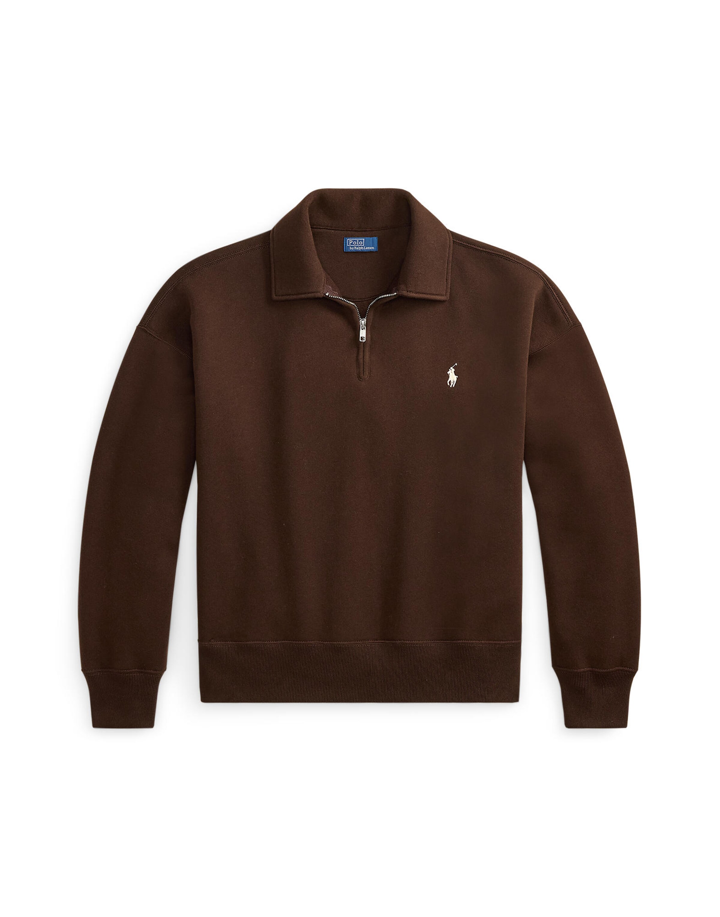 ruda Polo Ralph Lauren Megztinis be užsegimo: priekis