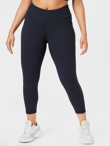 ADIDAS SPORTSWEAR Skinny Sportnadrágok 'Essentials High-Waisted ' - fekete: elől