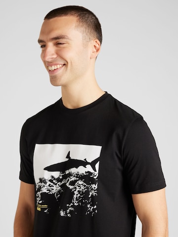 BOSS Orange T-shirt 'Te Sea Horse' i svart