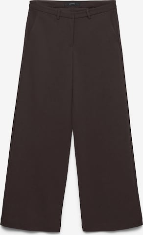 VERO MODA - Pierna ancha Pantalón 'VMZamira' en marrón: frente
