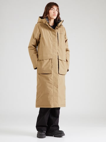 Manteau outdoor 'LEYA' Didriksons en beige : devant