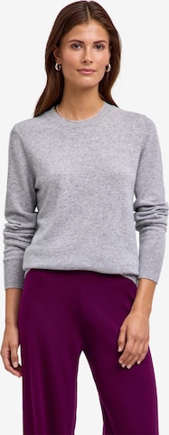 FALKE Pullover 'Pure Cashmere' in Grau: Vorderseite
