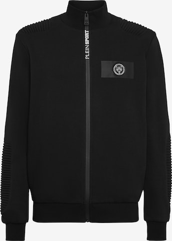 Plein Sport Sweat jacket in Black: front