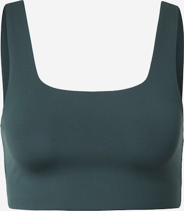 Girlfriend Collective Bralette Sports Bra in Green: front