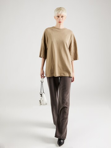 TOPSHOP - Camiseta en beige