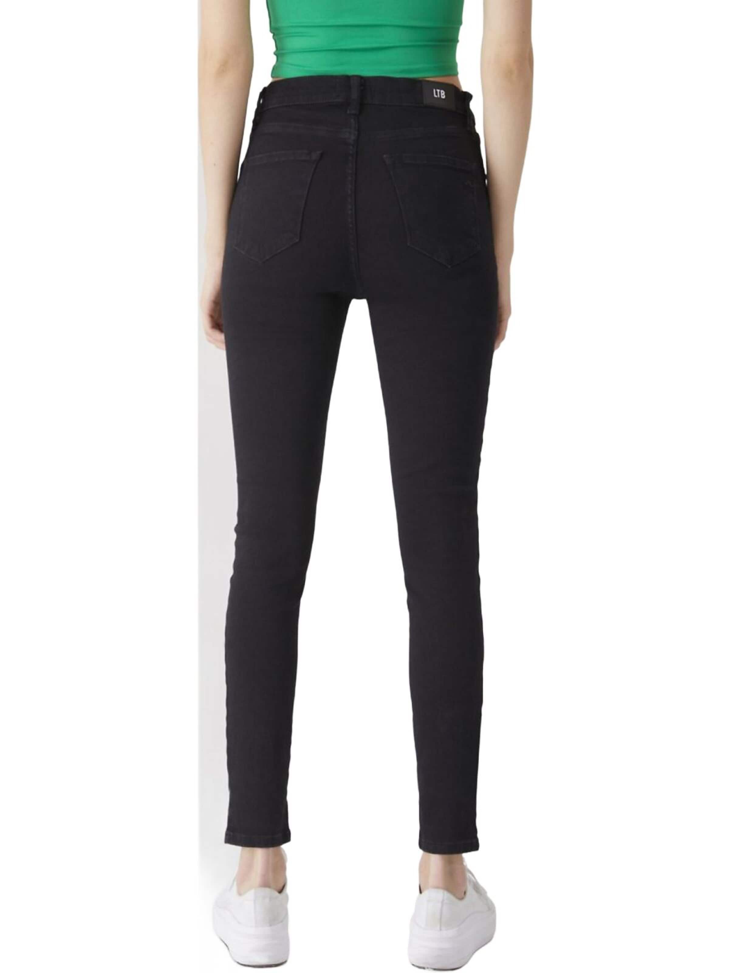 LTB Jeans Skinny Jeans 'LTB Jeans Amy X Mid Waist Jeans Mid Indigo Hose' in Grijs