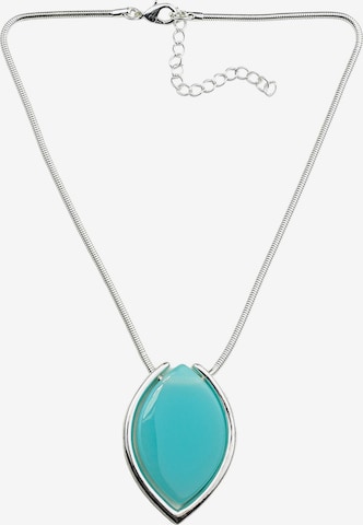 COLLEZIONE ALESSANDRO Necklace 'Celeste' in Blue: front