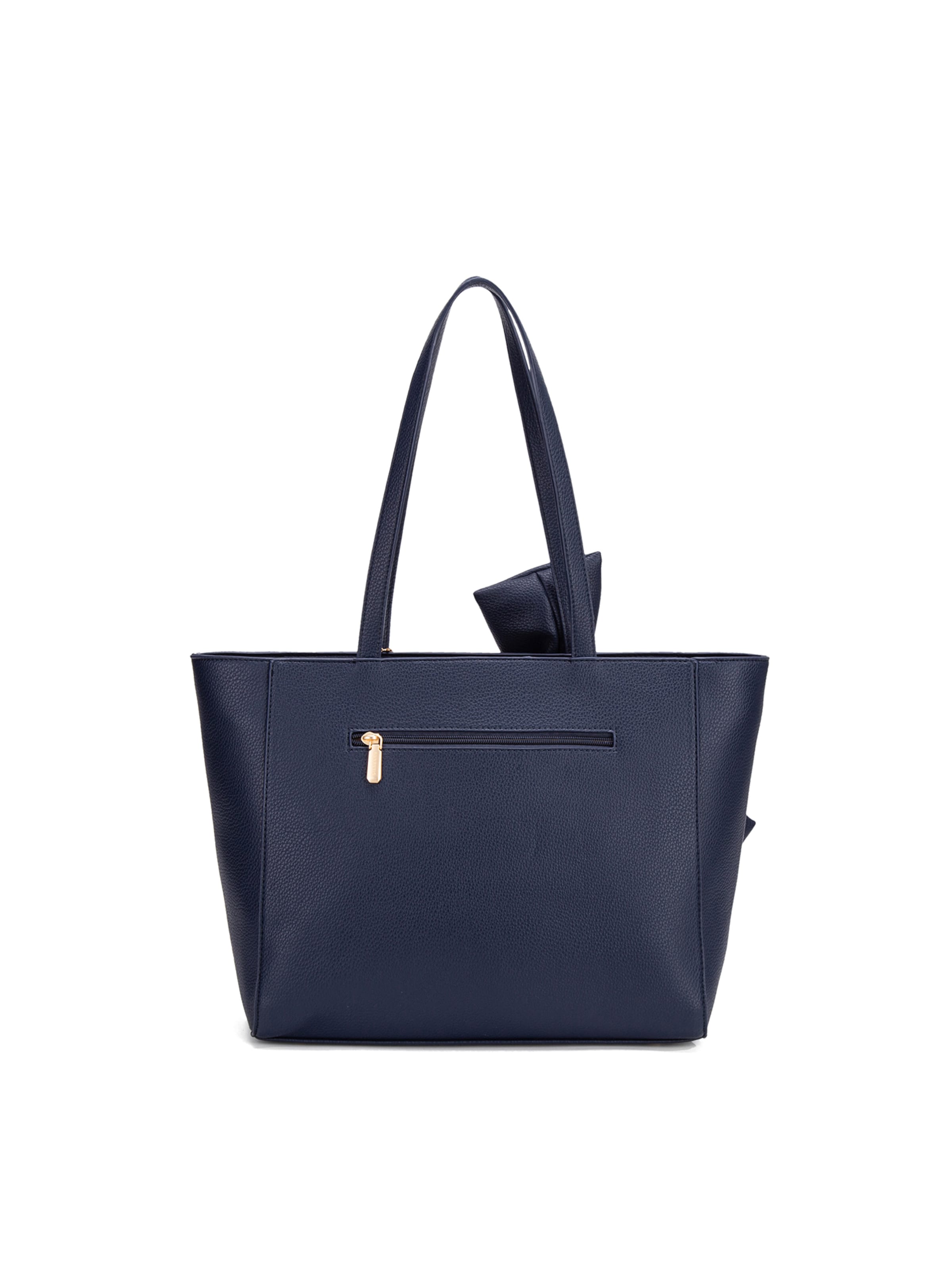Borsa a spalla 'Borsa a Spalla Donna Velvetine Elite - Pelle Vegana PU con Fiocco' di Diana&Co. in blu