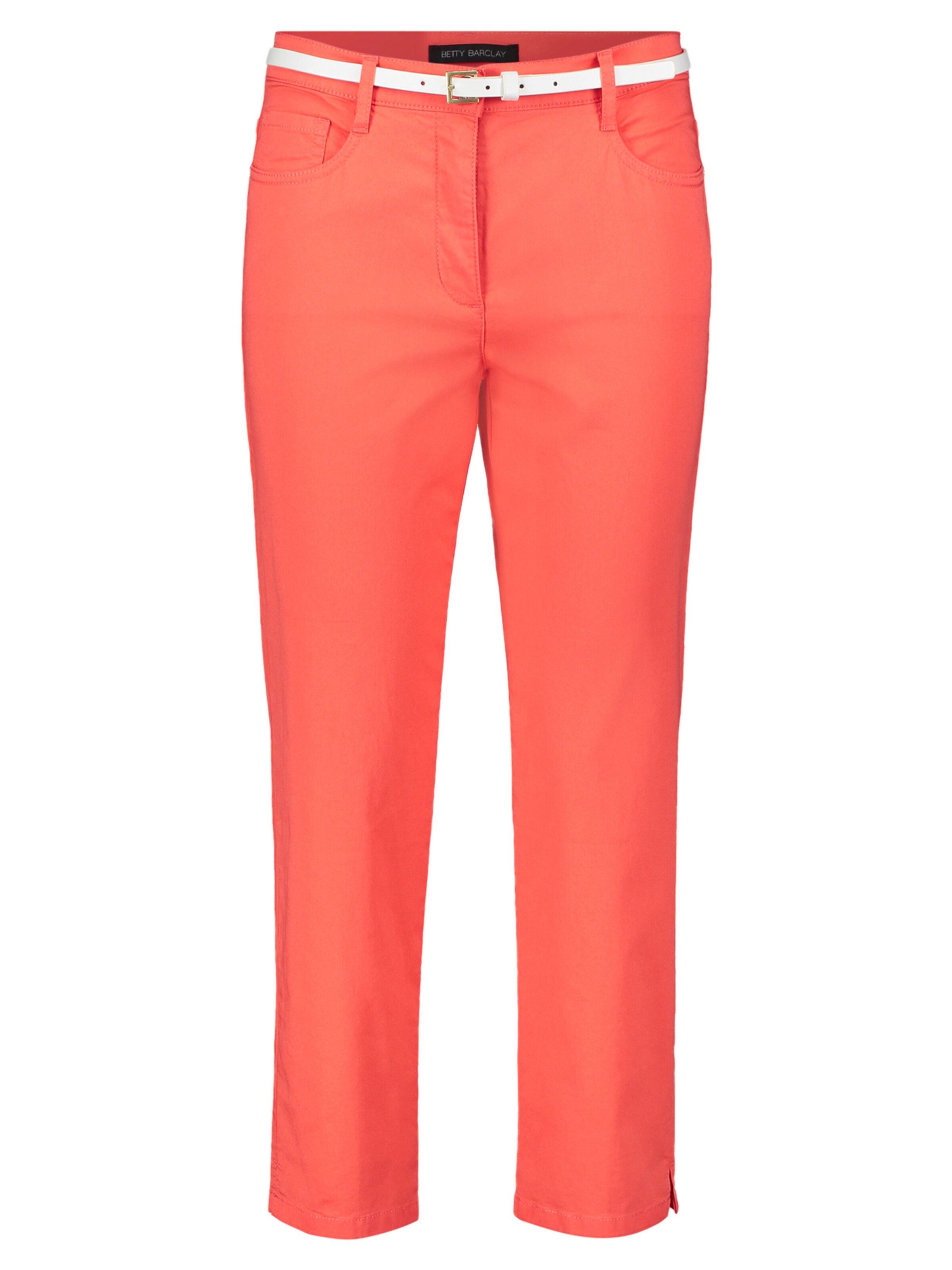 Betty Barclay Slimfit Broek in Oranje: voorkant