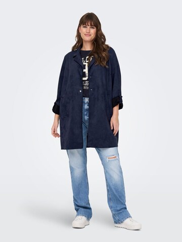 ONLY Carmakoma Between-Seasons Coat in Blue