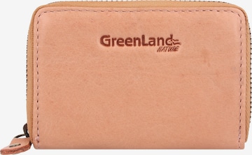 Greenland Nature Wallet in Pink: front