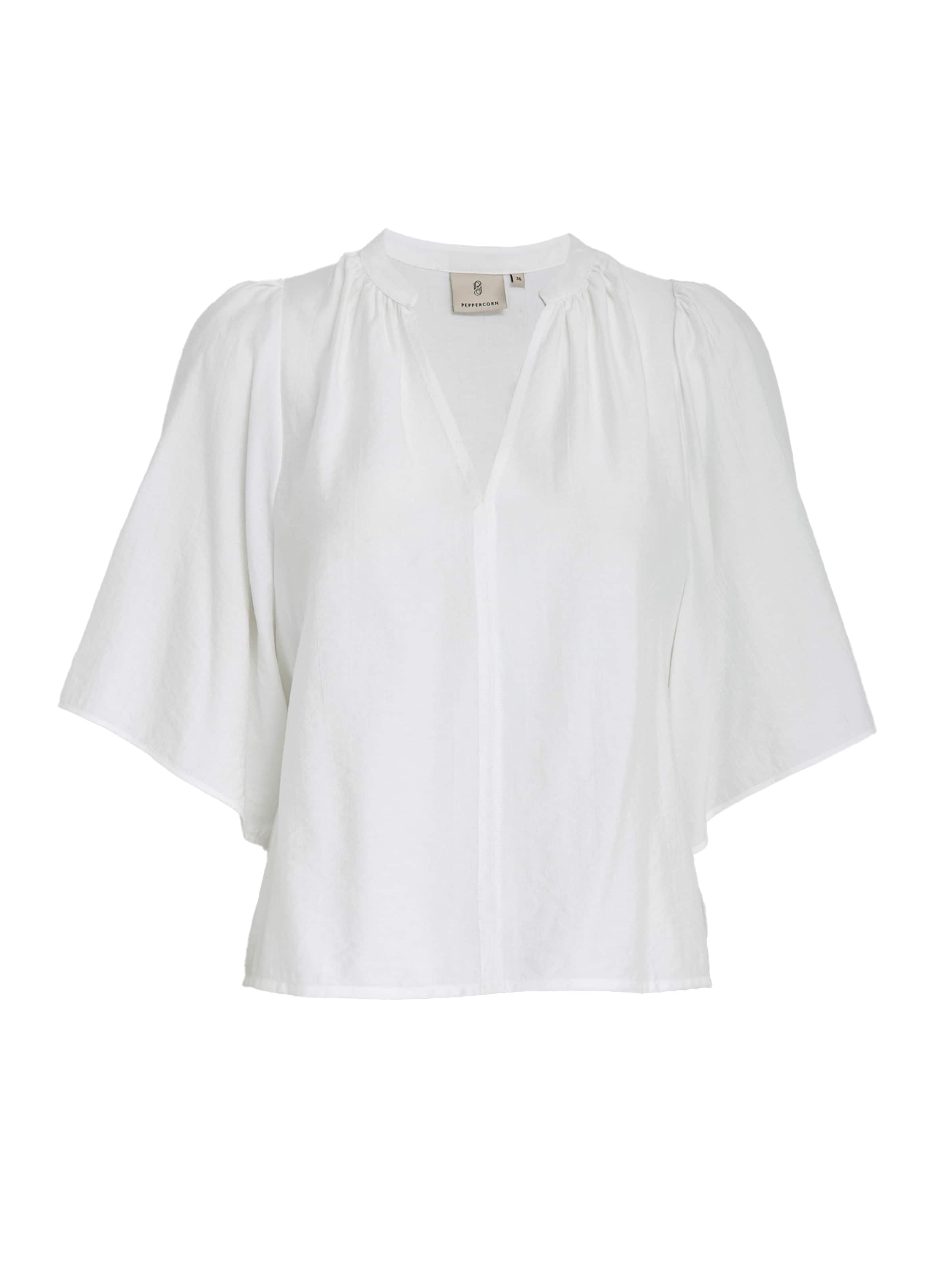 Chemisier 'Georgia' Peppercorn en blanc : devant