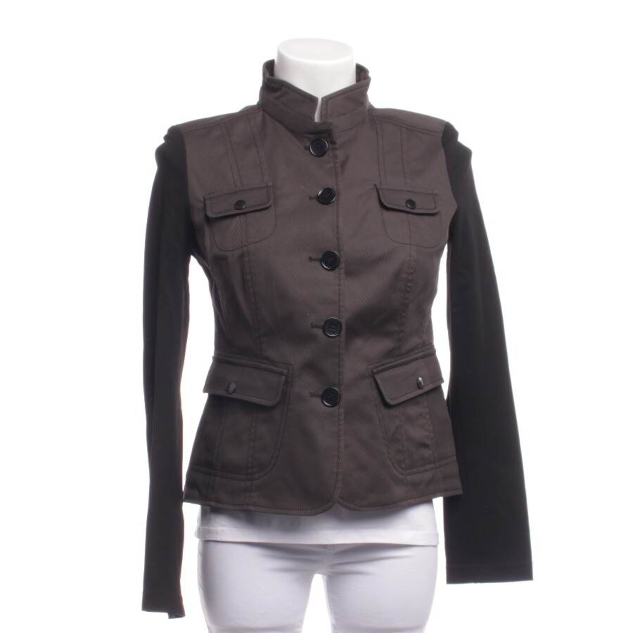 Marc Cain Jacket & Coat in M in Grey: front