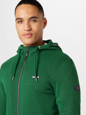 Ragwear Zip-Up Hoodie 'NATE' in Green