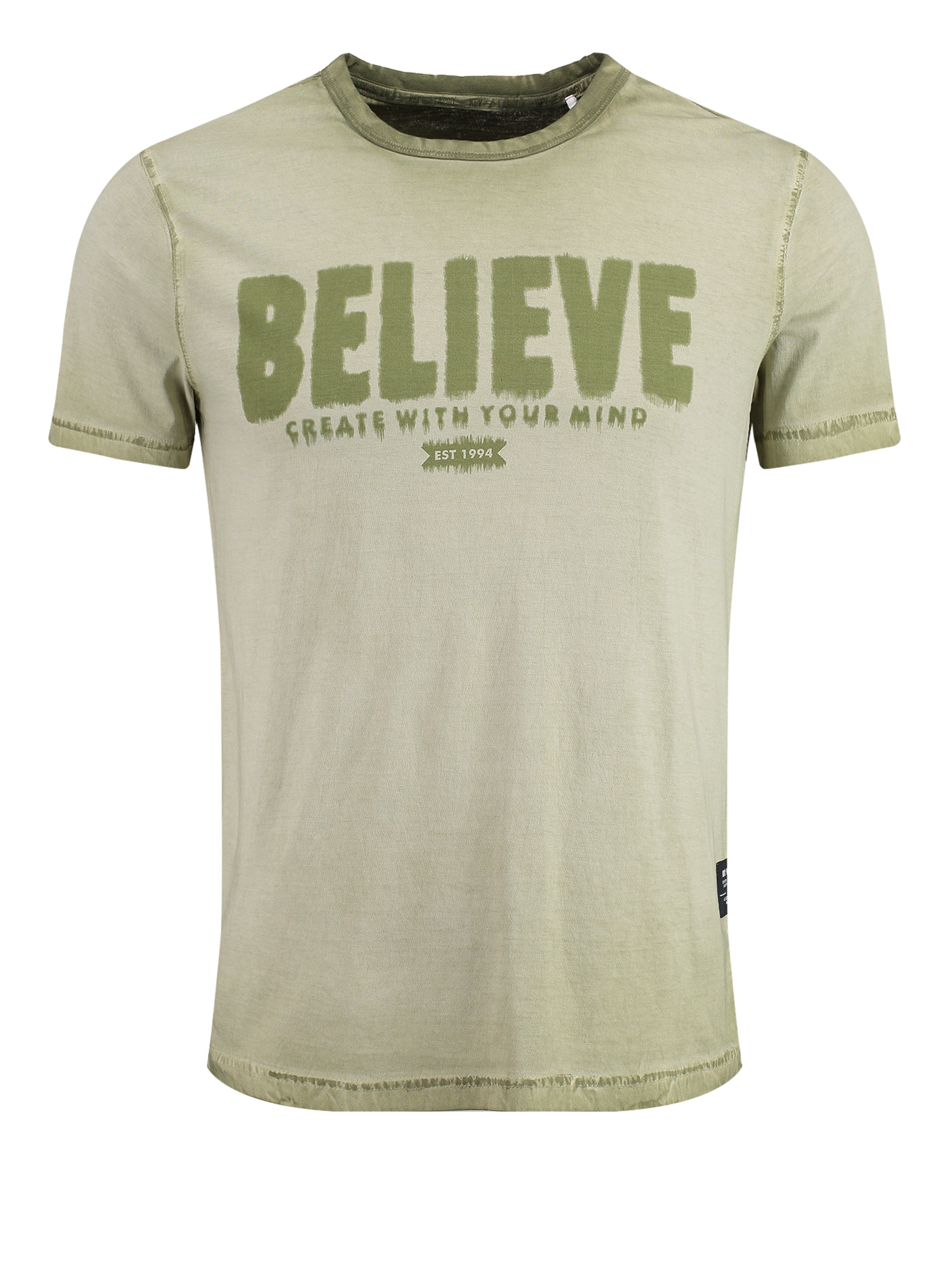 Key Largo Футболка 'MT CREATE' в Зеленый: спереди