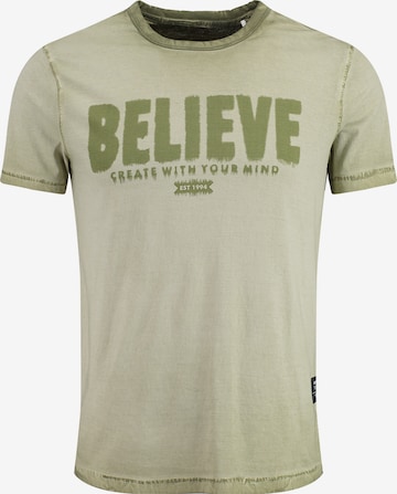 T-Shirt 'MT CREATE' Key Largo en vert : devant