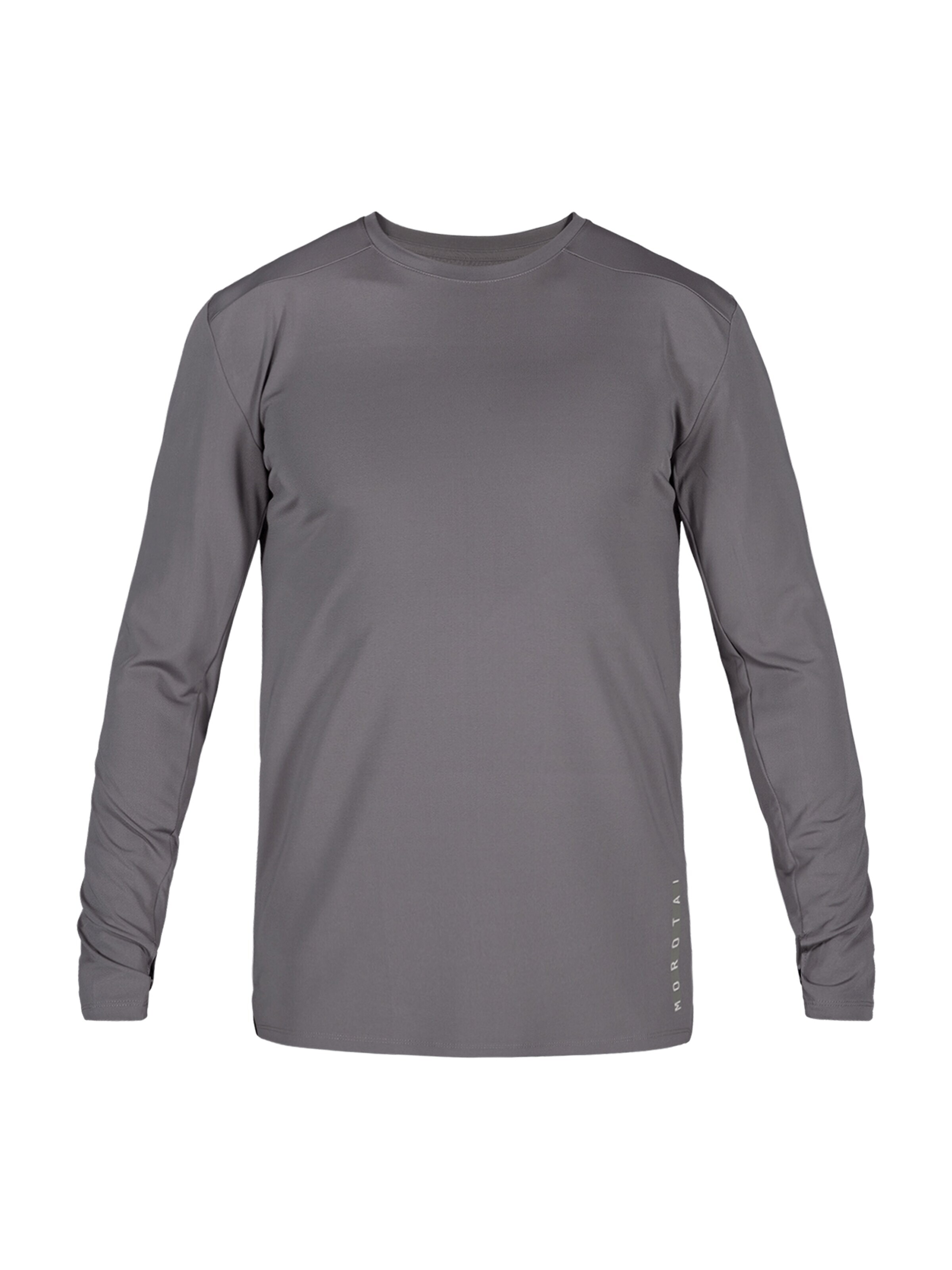 MOROTAI Functioneel shirt 'TRAINING DRY' in Grijs: voorkant