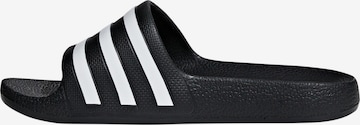 ADIDAS SPORTSWEAR Badeschuh 'Adilette Aqua' in Schwarz: predná strana