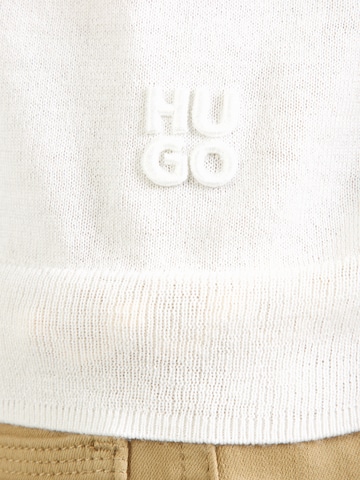 HUGO Svetr 'Sessinak' – bílá