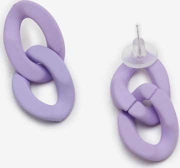 Boucles d'oreilles 'Catherine' SOHI en violet