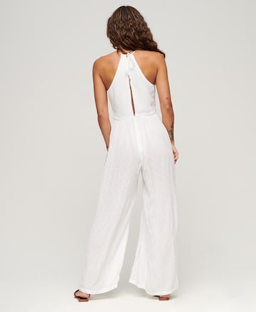 Tuta jumpsuit di Superdry in bianco