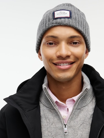 Bonnet TOMMY HILFIGER en gris : devant