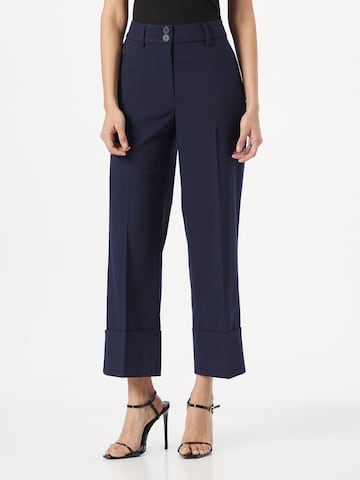 ESPRIT Wide leg Broek in Blauw: voorkant