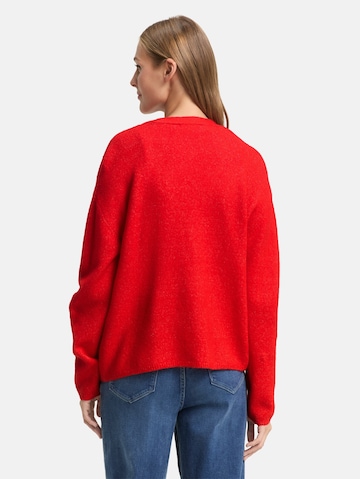 TOM TAILOR DENIM Strickjacke in Rot