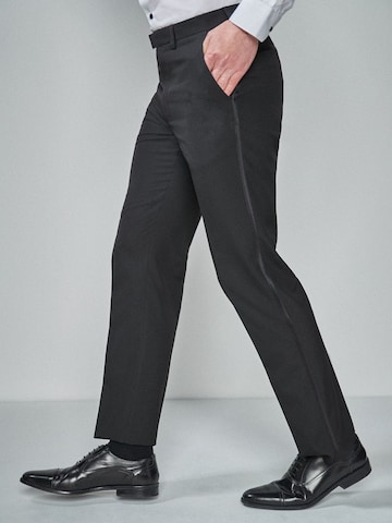 Next Slimfit Bukser med fals i sort