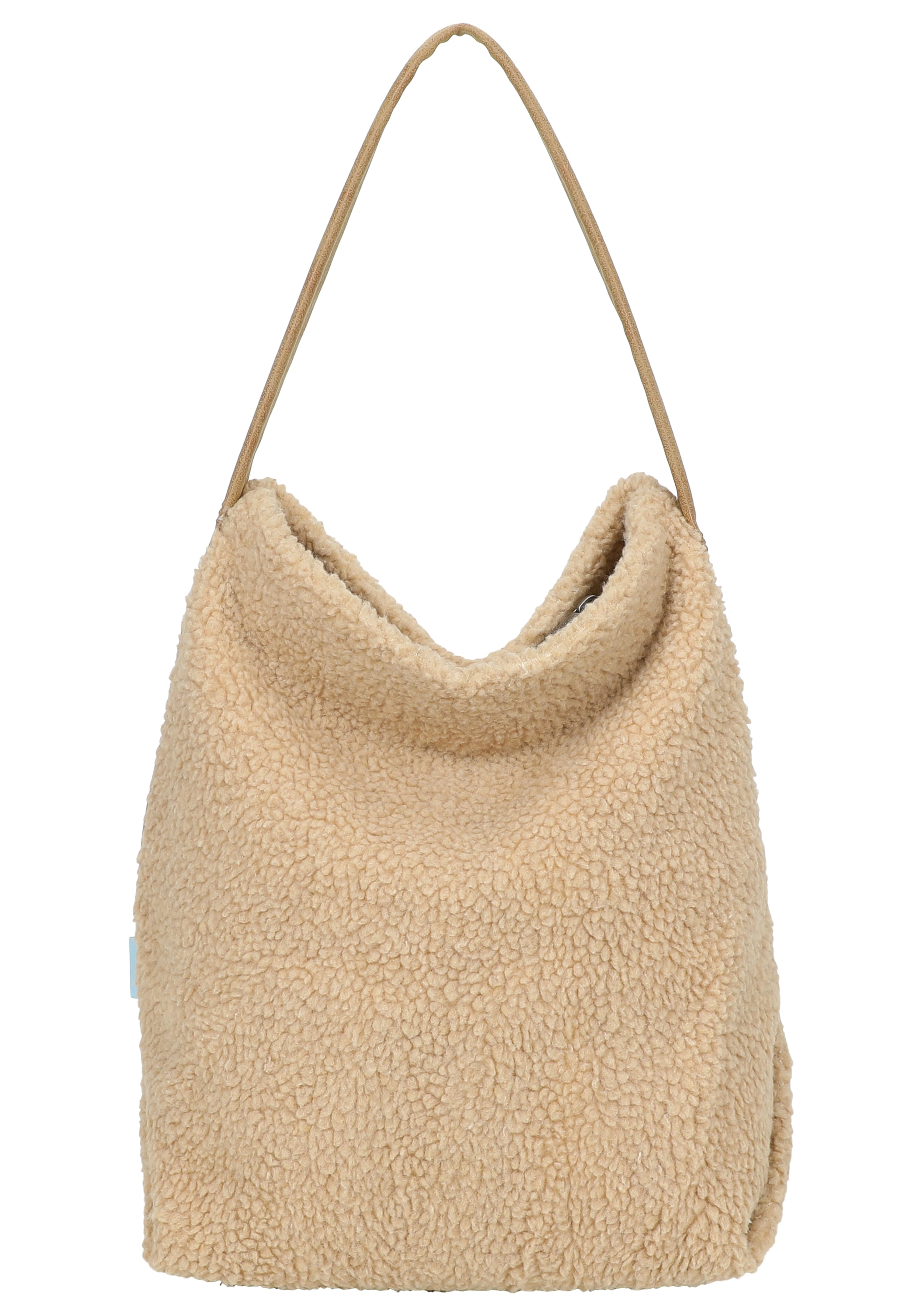 Fritzi aus Preußen Schoudertas 'Easy Hobo Limited Teddy' in Beige: voorkant