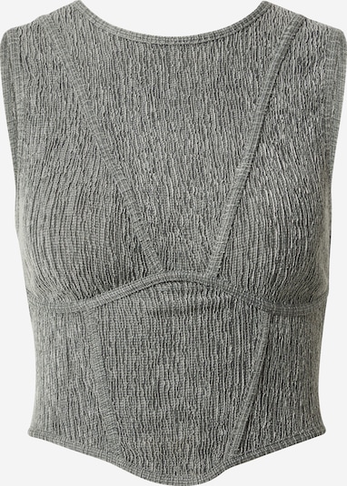 OUT OF ORBIT Top 'Sila' in mottled grey, Item view